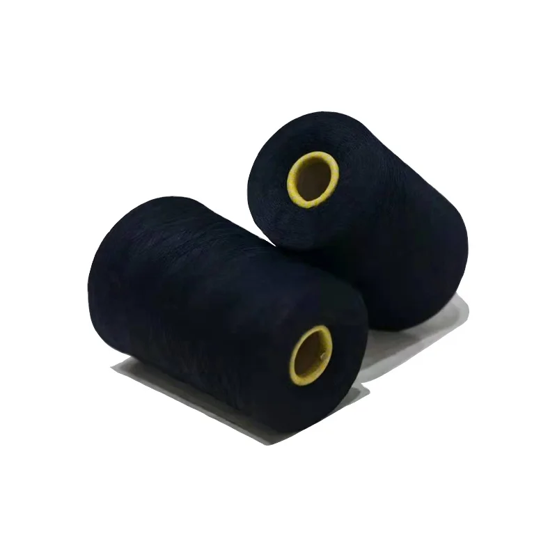 Однотонная акриловая хлопчатобумажная пряжа для вязания и вязания крючком