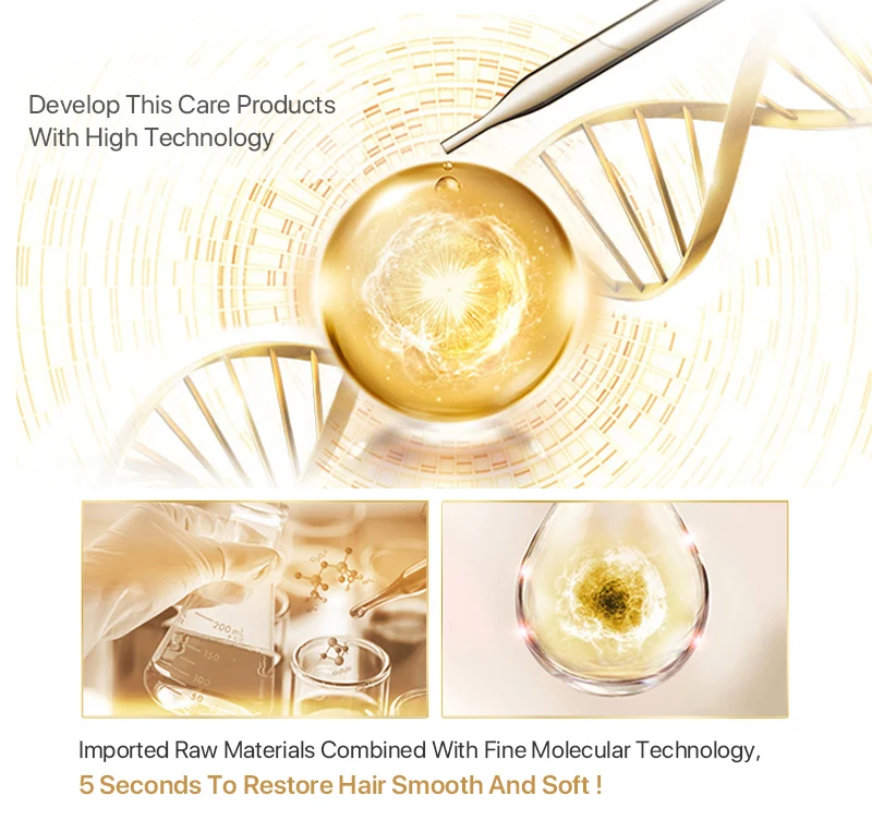 
Super effective 5 Seconds repairing damaged Magic hair mask 