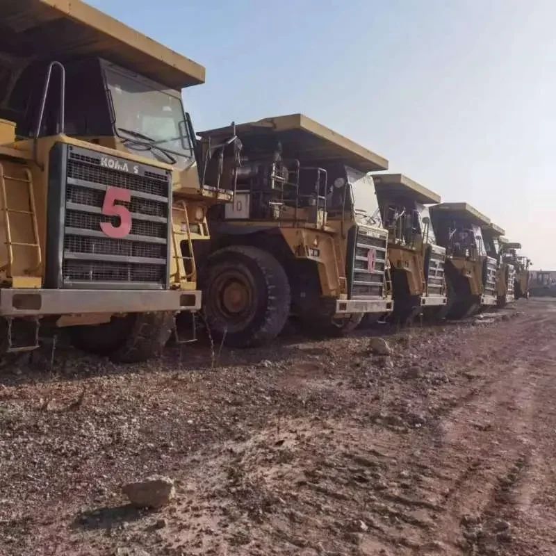 2007 Подержанный карьерный самосвал Komatsu HD465-7E0 Внедорожных карьерных самосвалов грузоподъемность 55 т и 34 2 кубических метров