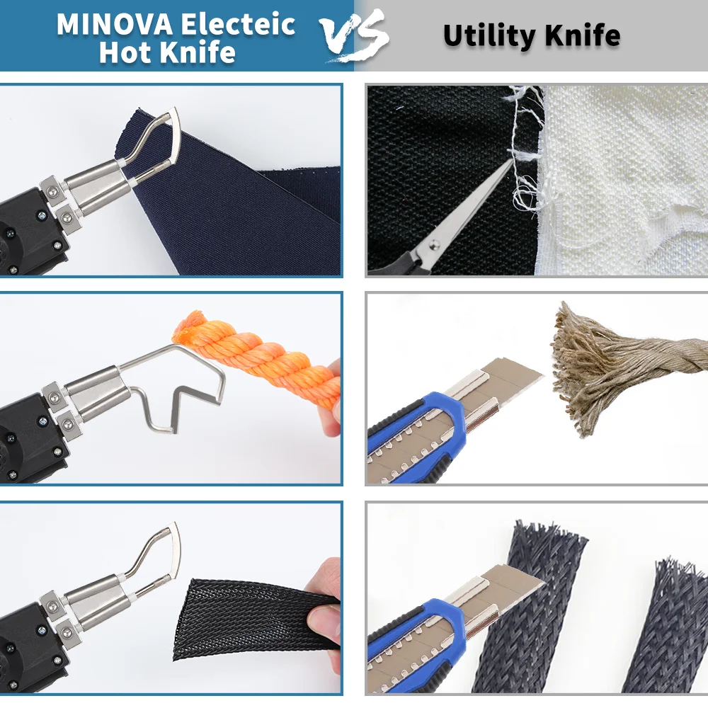 Air-cooling Cordless Hot Knife PP Rope Cutter/Webbing Cutter