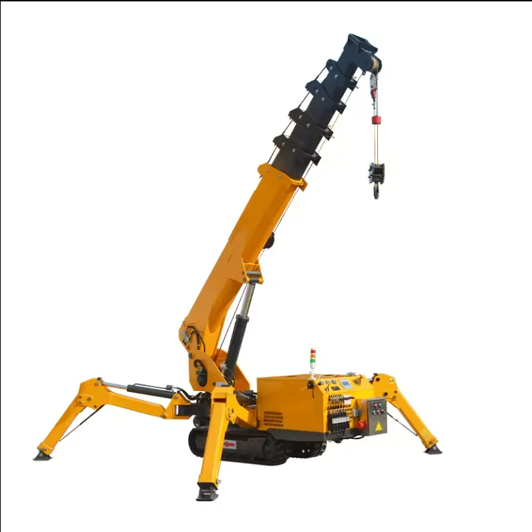 Mini Lifting Machinery Spirder Crane Movable 8ton Crawler Crane 3ton