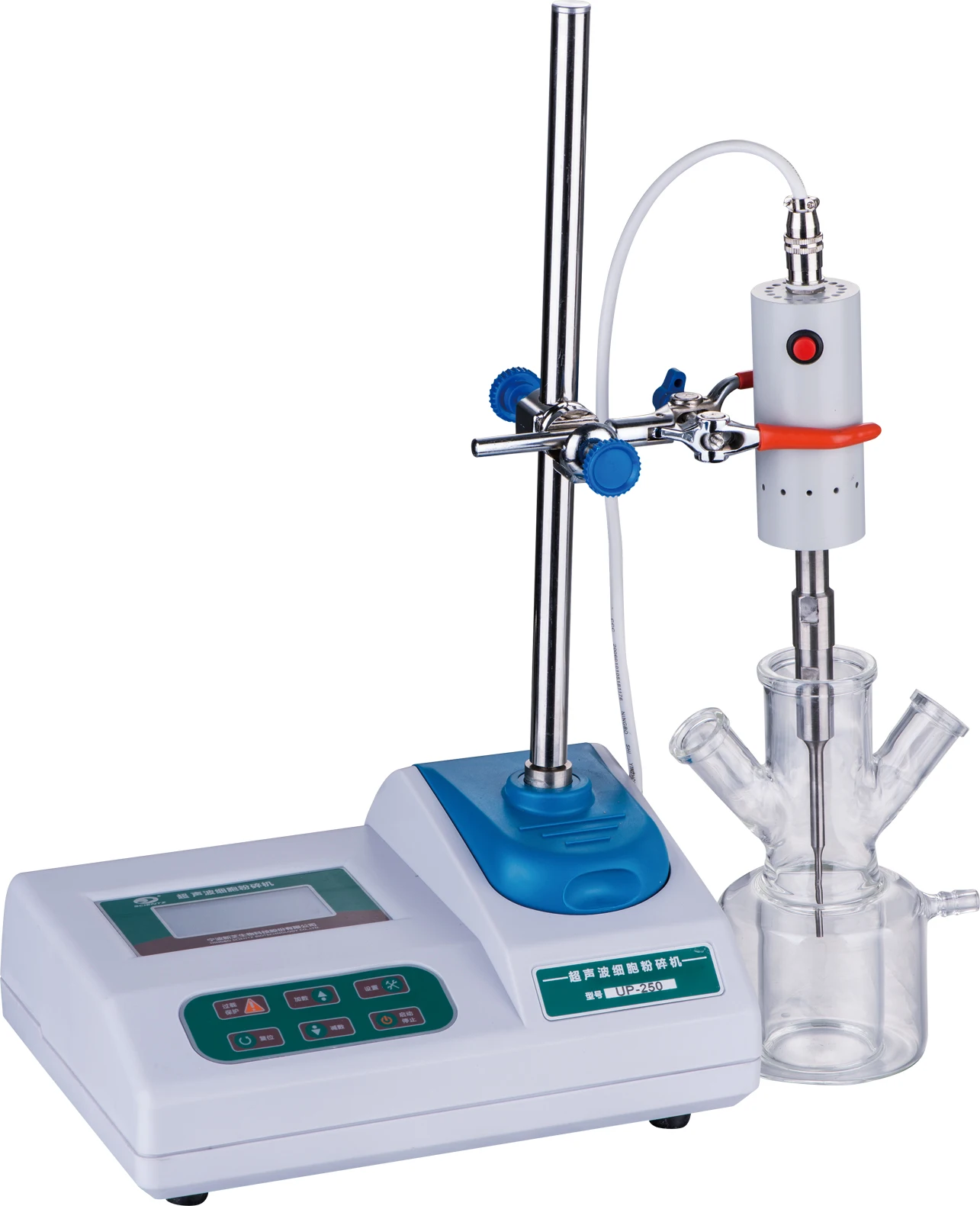 Ultrasonic Cell Crusher Homogenizer Industrial Liquid Mixer Dispersion Blender Mixer Machine Liquid Treatment with LCD Display