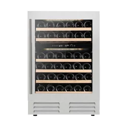 Wholesale 24 Under Counter Energy Saving Dual Zone Storage Wine Fridge With Invert Compressor