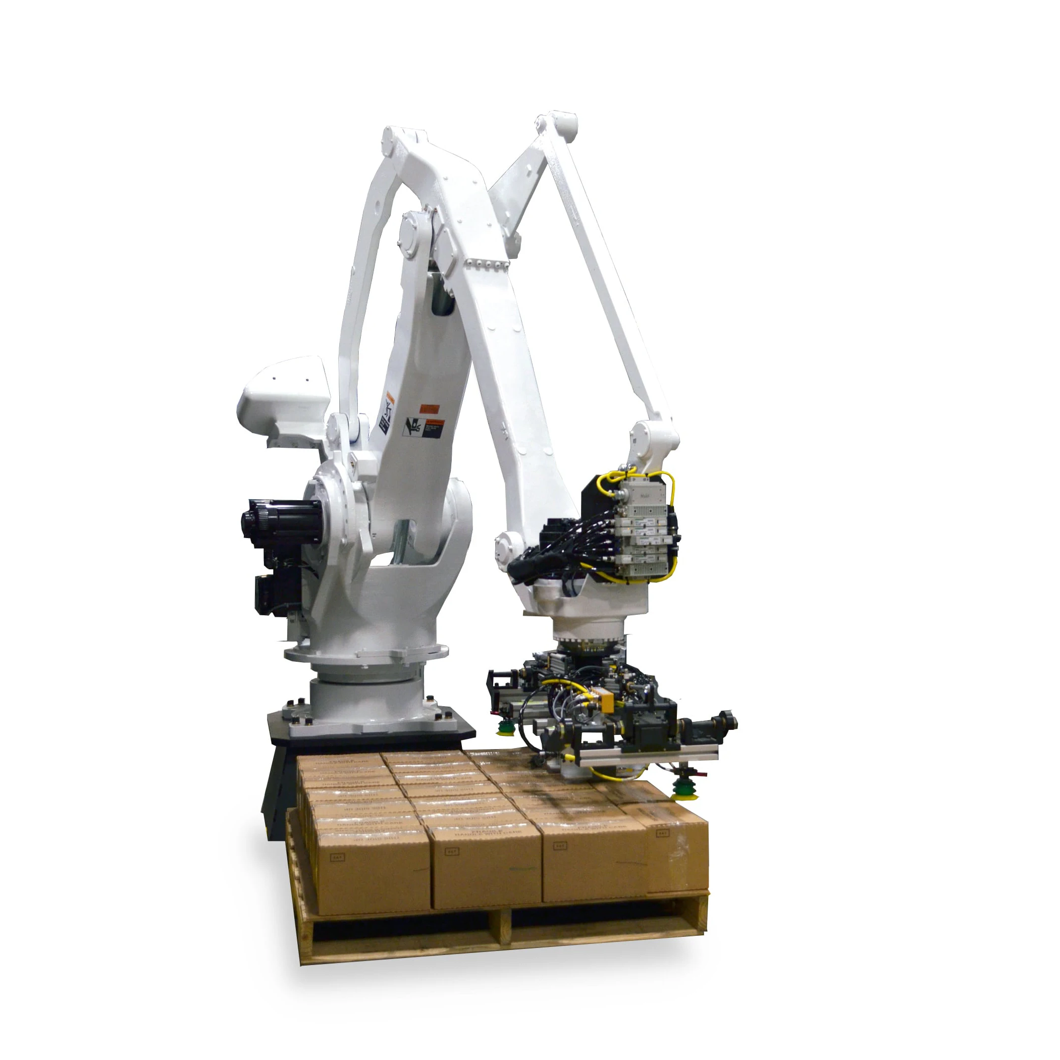 Factory Supply Can Glass Bottle Bag Palletizing Robot Palletizer Machine System Automatic