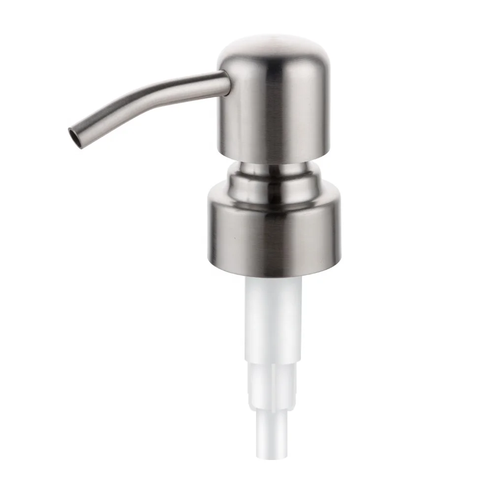 Brass and Gold color 28mm Stainless Steel Hand Pressing Soap Pump  for Bathroom Lotion Bottle Hand Press Soap Dispenser Pump