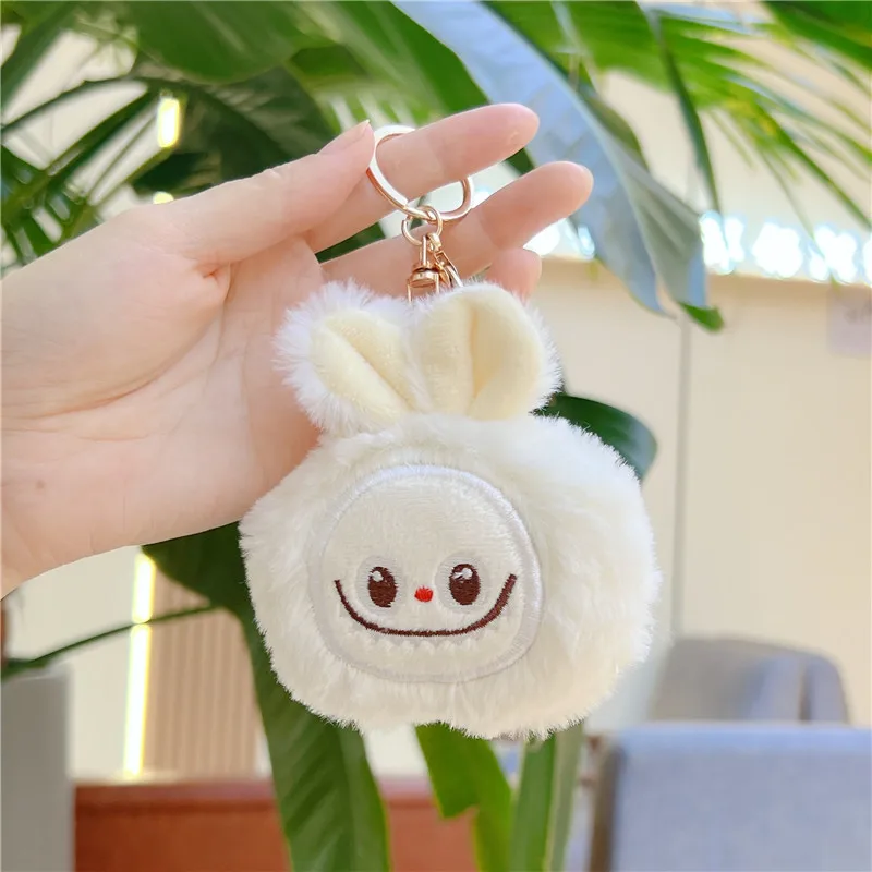 Anime Summer Hawaii kulomi Plush keychain stuffed animal Kawaii Sunglasses My Melody Pendant Schoolbag Accessory Plush toy