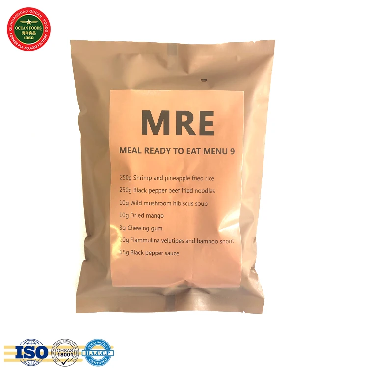 Экстренная еда для наружного туризма MRE источник питания