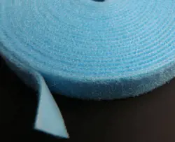 China Manufacturer Factory Price Colorful Polyester fastener hook and loop strap tape back to back Eco-friendly Plastic buckle