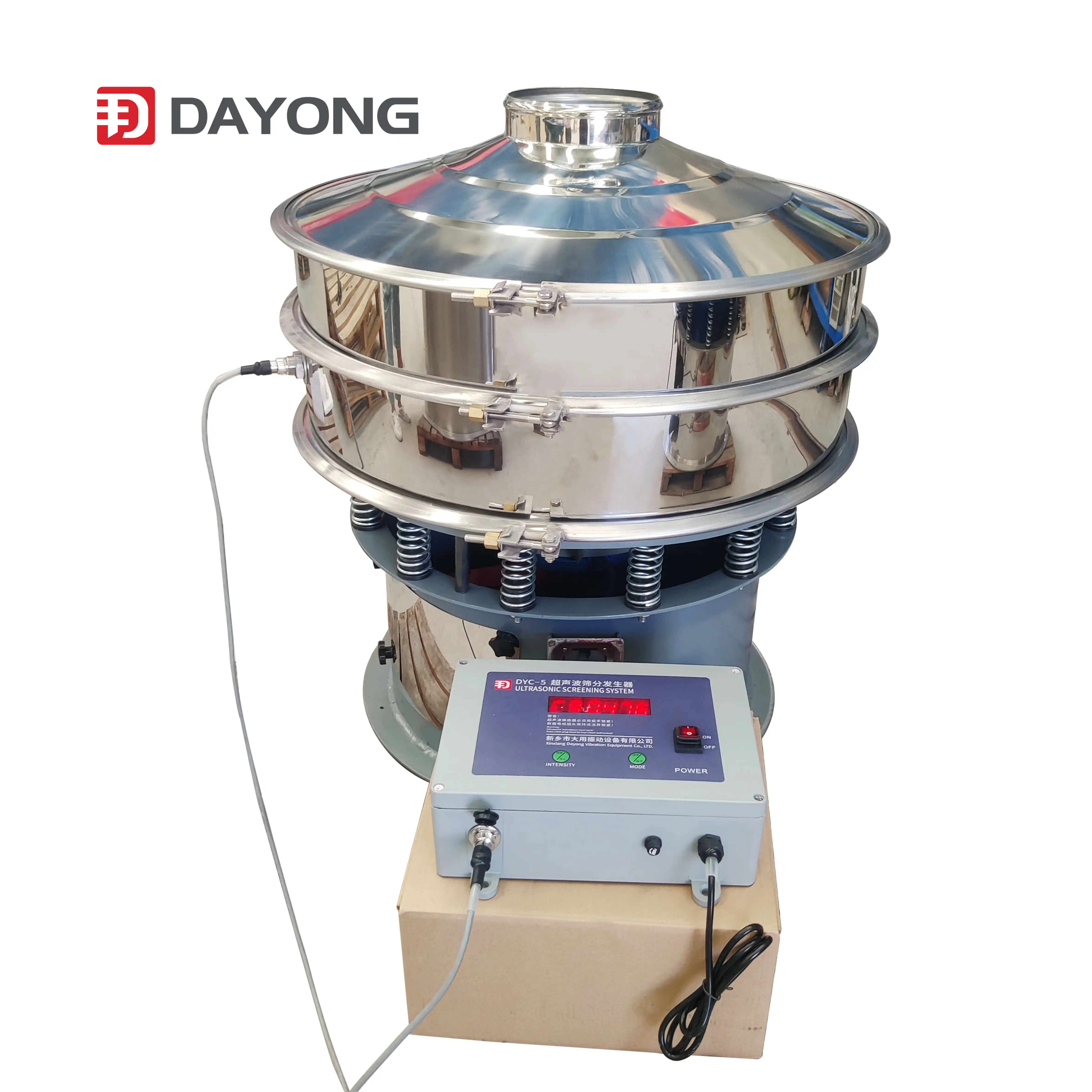 Ultrasonic Rotary vibrating sieve filter separator machine