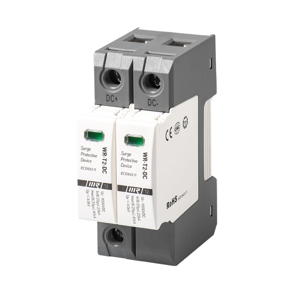 WR Wholesale 40kA 600V 800V DC FUSE Circuit breaker System Surge Protective Device SPD 500V Manufacturer