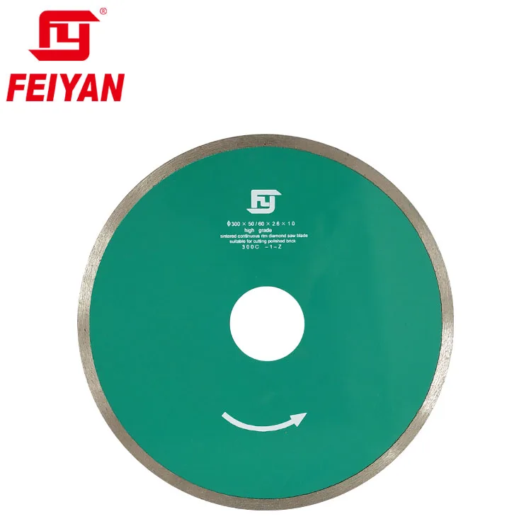 Feiyan A+ Top Grade Fishhook Porcelain Ceramic Cutting Disc Diamond Saw Blade