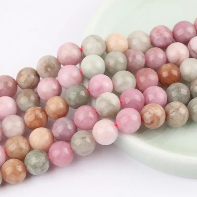 Iridescent tourmaline Mixed gemstone beads natural stone beads jewelry making bulk