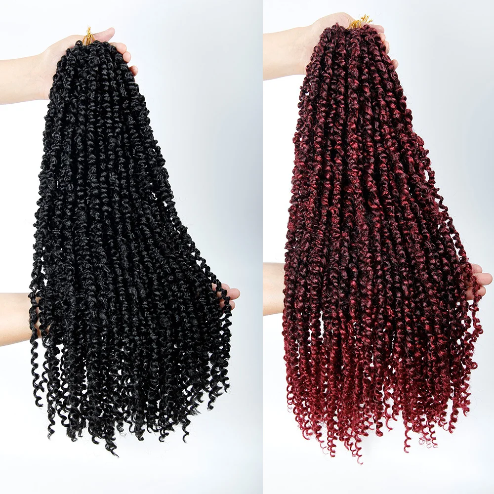 
passion twist crochet hair 22 inches braiding hair for women wholesale synthetic crochet braid hair 