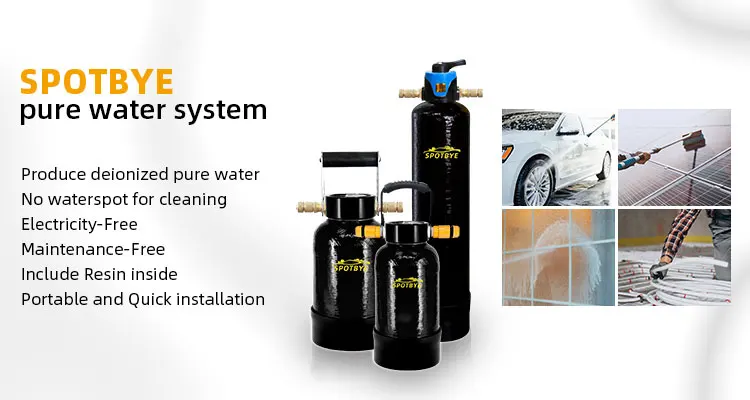 Car Wash Cleaning Equipment Window Cleaning Lab Pure Water FIlter 0 PPM Spotless Rinse Filter System Filtration