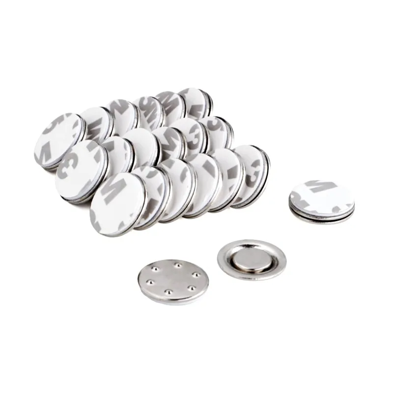In Stock Small D17 Round Name Tag Holder Magnets For Clothing