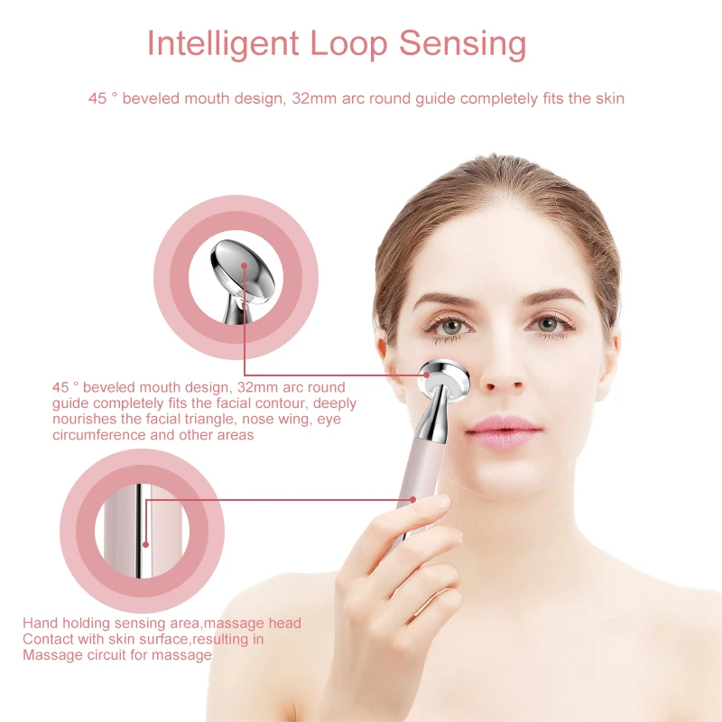 Factory Sale Galvanic Facial Machine High Frequency Skin Lifting Firming Tool Anti Aging Wrinkle Beauty Apparatus