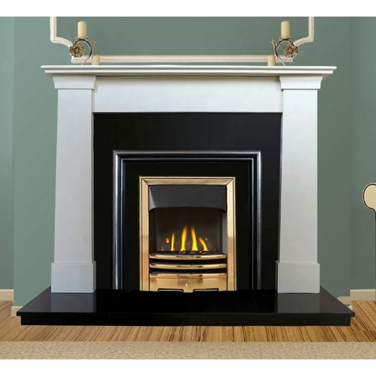 Interior Modern Marble Fireplace Surround