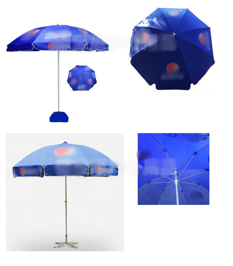 umbrella manufacturer Custom sunblock sunshade beach umbrella activities on the ground stand sun outdoor parasol umbrellas