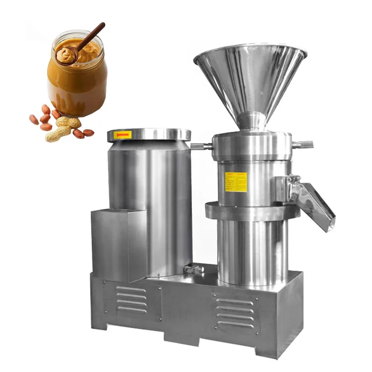Industrial Production Type Peanut Butter Horizontal Colloid Mill Machine Price