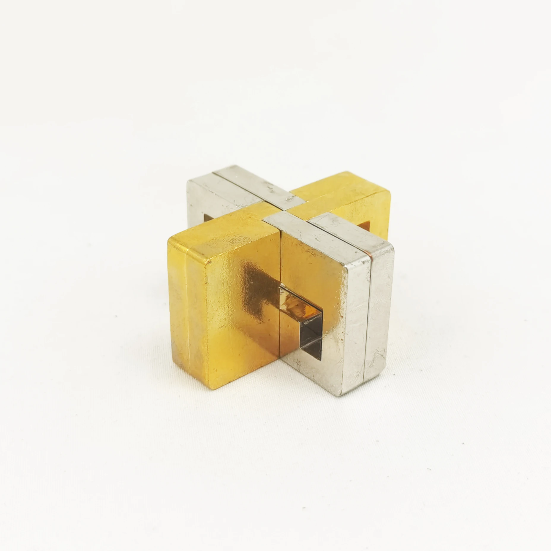 3D IQ высокое качество Luban замок интеллектуальная забавная головоломка с ручным управлением металлический мозг упражнения на заказ напечатанная модель для подарка