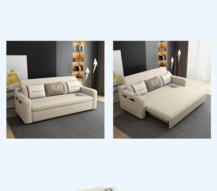 Sofa Bed with Foldable Storage, Multifunctional for Small Spaces