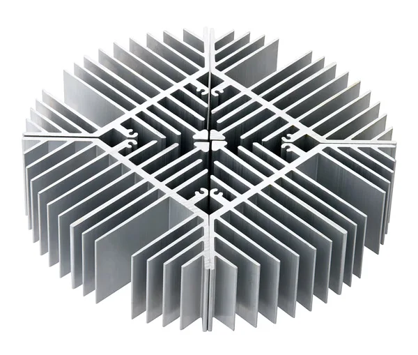 OEM Various Die Casting Aluminum Heat Sinks Fabrication Enclosure Housing Round Extrusion Profile Service