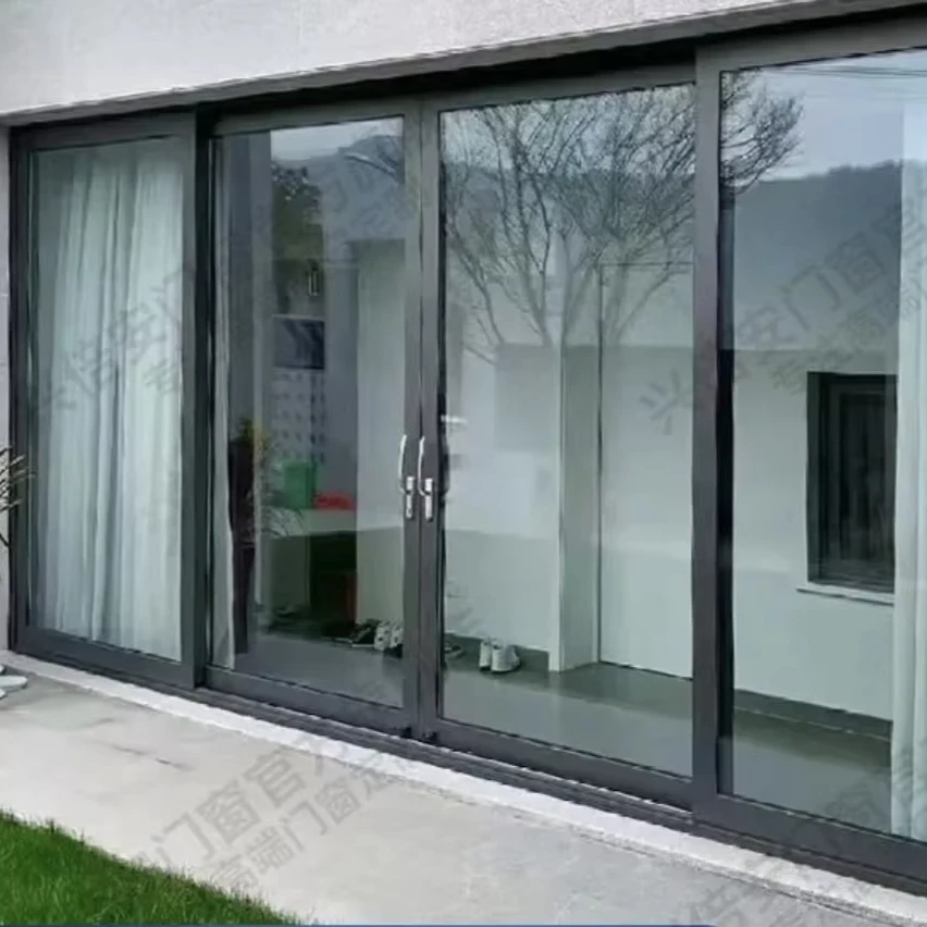 Facades Modern Fiberglass Tempered Glass Aluminum Double Glazing German Aluminium Tilt Turn Swing aluminum window