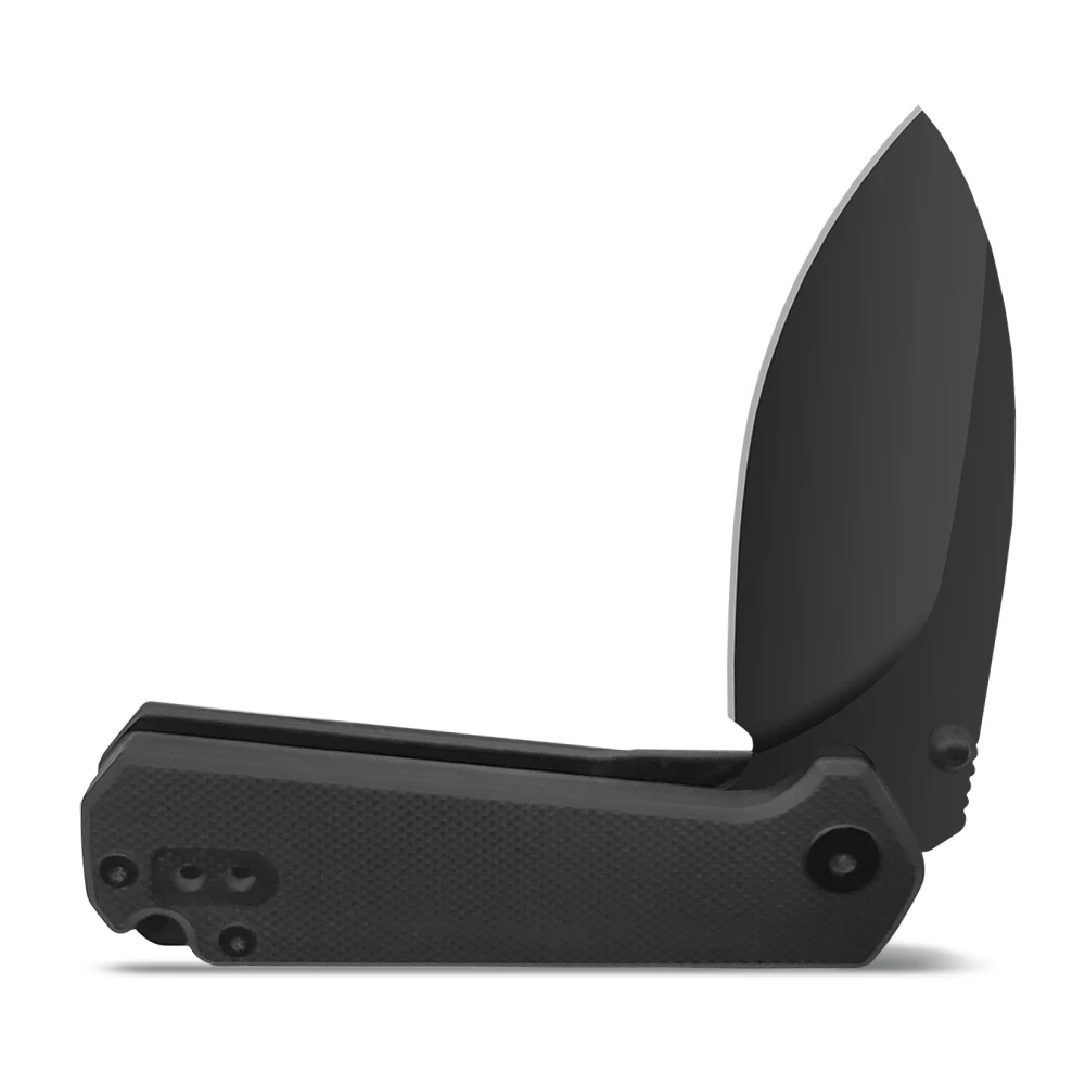 mini size D2 AUS-8 steel blade black color G10 handle survival folding stainless steel gift mimi knife