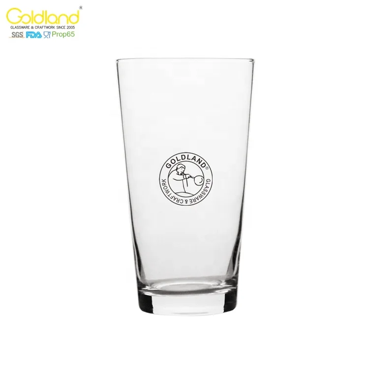 American pint beer glass pub pint glass stacking glass tumbler 16oz