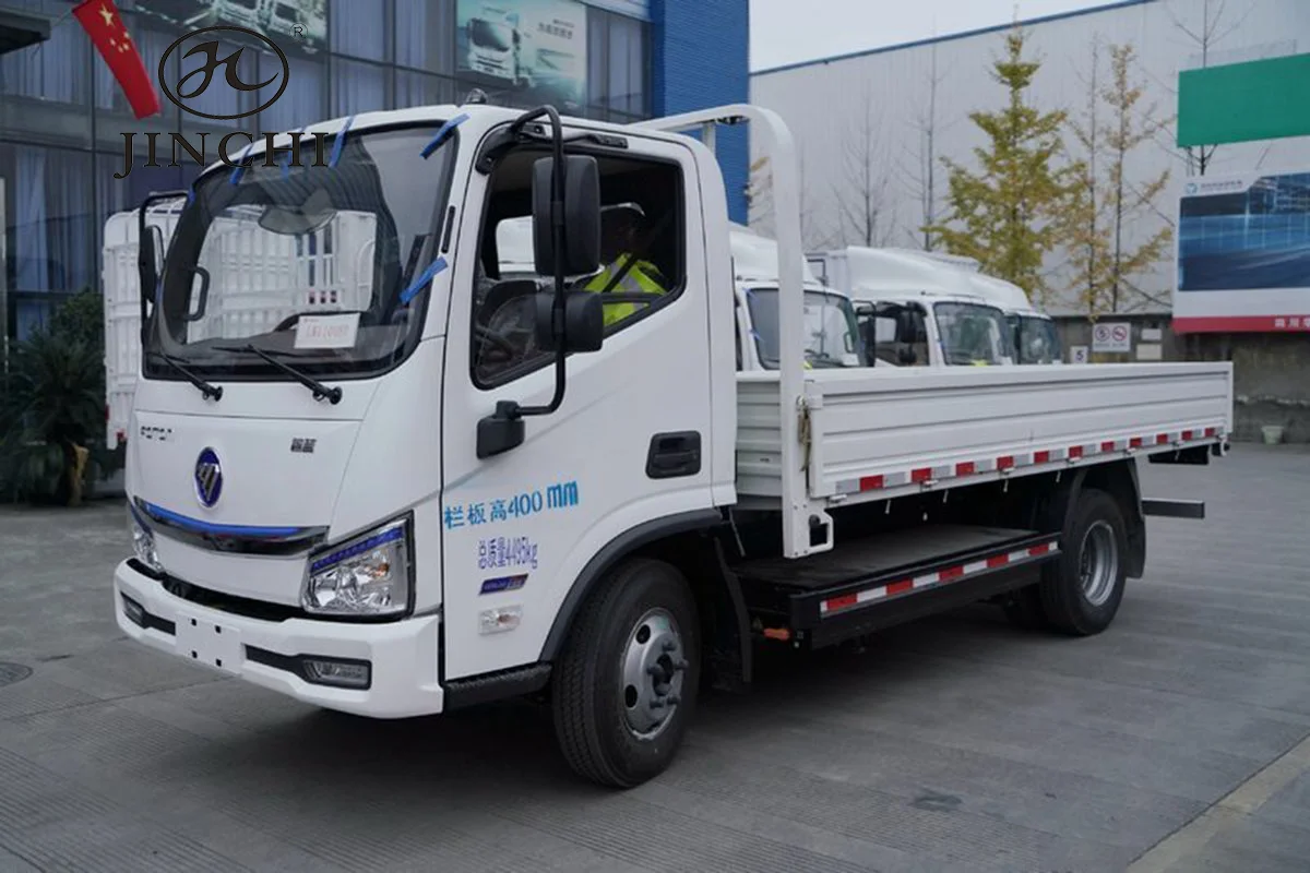 Foton Aumark zhilan EX double cab New Energy Trucks pure Electric Cargo Truck for Goods transportation