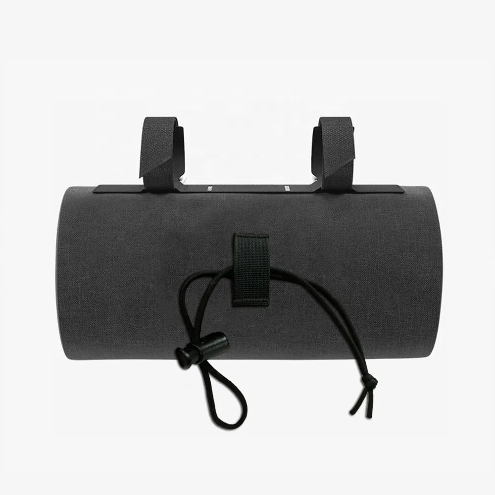 Custom Logo Fashion Snowy grey TPU  Outdoor Cycling Bike Waterproof Cylinder Handlebar Front Frame Bicycle Bag