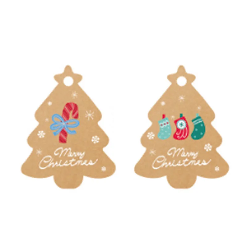 Offset Printing Christmas Decorations Paper Tags for Custom Printed Designs