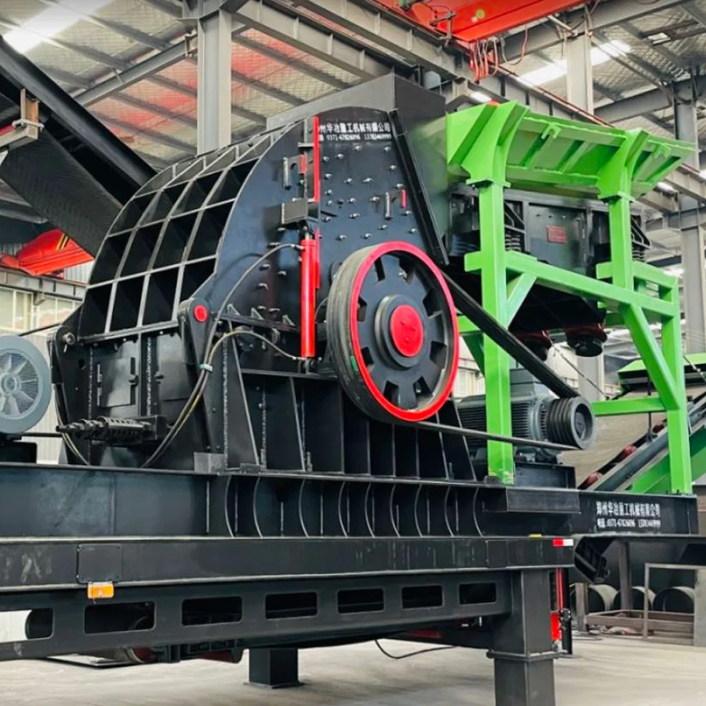 Small Portable Granite Gravel Rock Stone Mobile Jaw Crusher Machine Mobile Concrete Crushing Plant