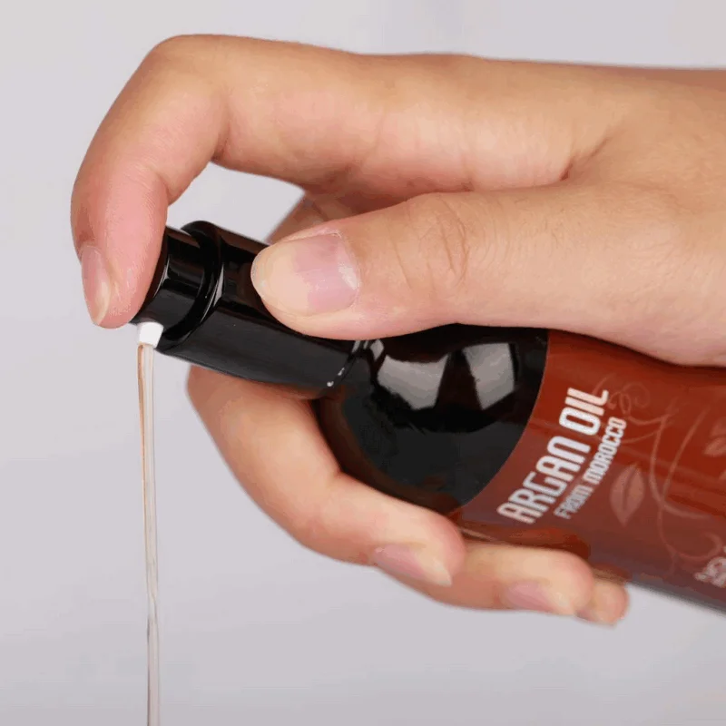 Wholesale Private Label Organic Keratin Deeply Repair Hair Treatment Moroccan Oil Essence Moisturizing Hair Serum