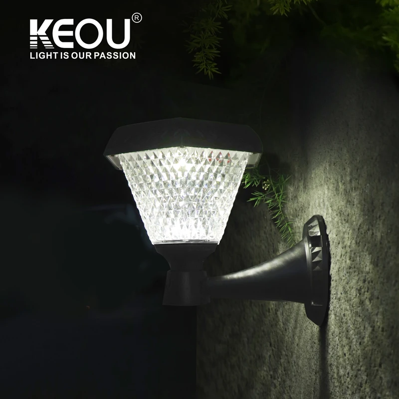 Outdoor Wall Lamps Gate Garden Lamps Outdoor Solar Decorative Modern Led Wall Lamp Outdoor