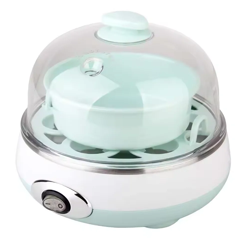 Double 2 Layer Electric Rapid Egg Cooker Stainless Steel Egg Boiler for Hard Boiled Eggs or Omelets With Auto Shut Off