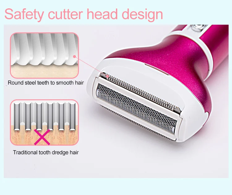 Hot salt Portable miniature electric painless female eyebrow shaver trimmer