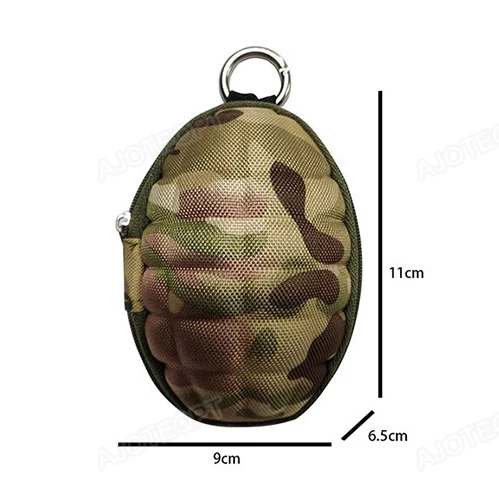 AJOTEQPT  Professional Coin Purse Keychain Case, Small EDC Pouch Holder for Money Change, Keys, Earphone