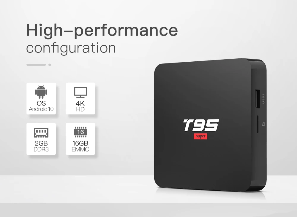  Новейший Android 10 TV BOX T95 супер Allwinner H3 GPU G31 2 Гб оперативной памяти 16 встроенной Декодер каналов кабельного телевидения цены по прейскуранту завода-изготовителя медиаплеер HD 4G Wi-Fi