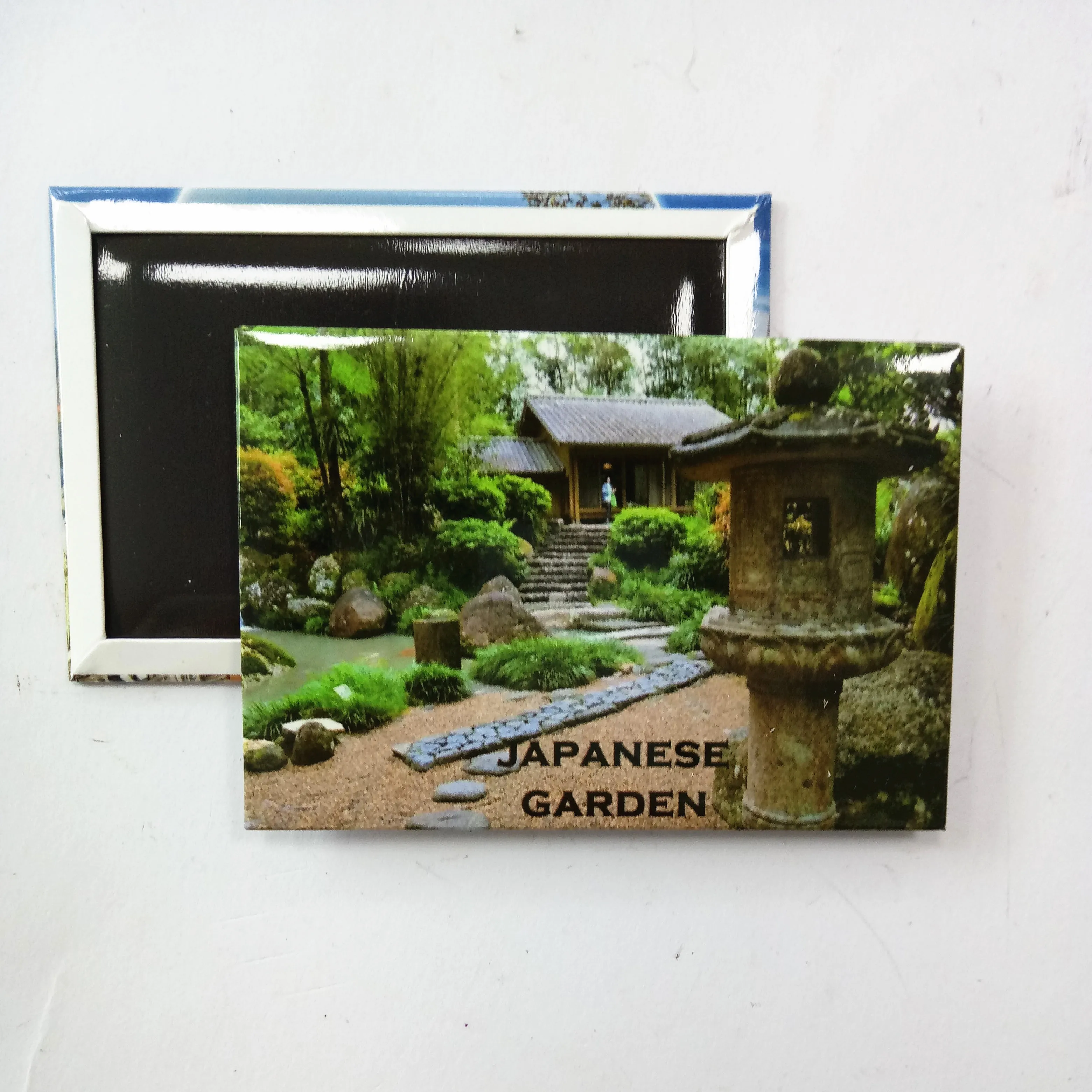 Wholesale north america spanish travel square frame automatic equipment for the production of fridge magnet