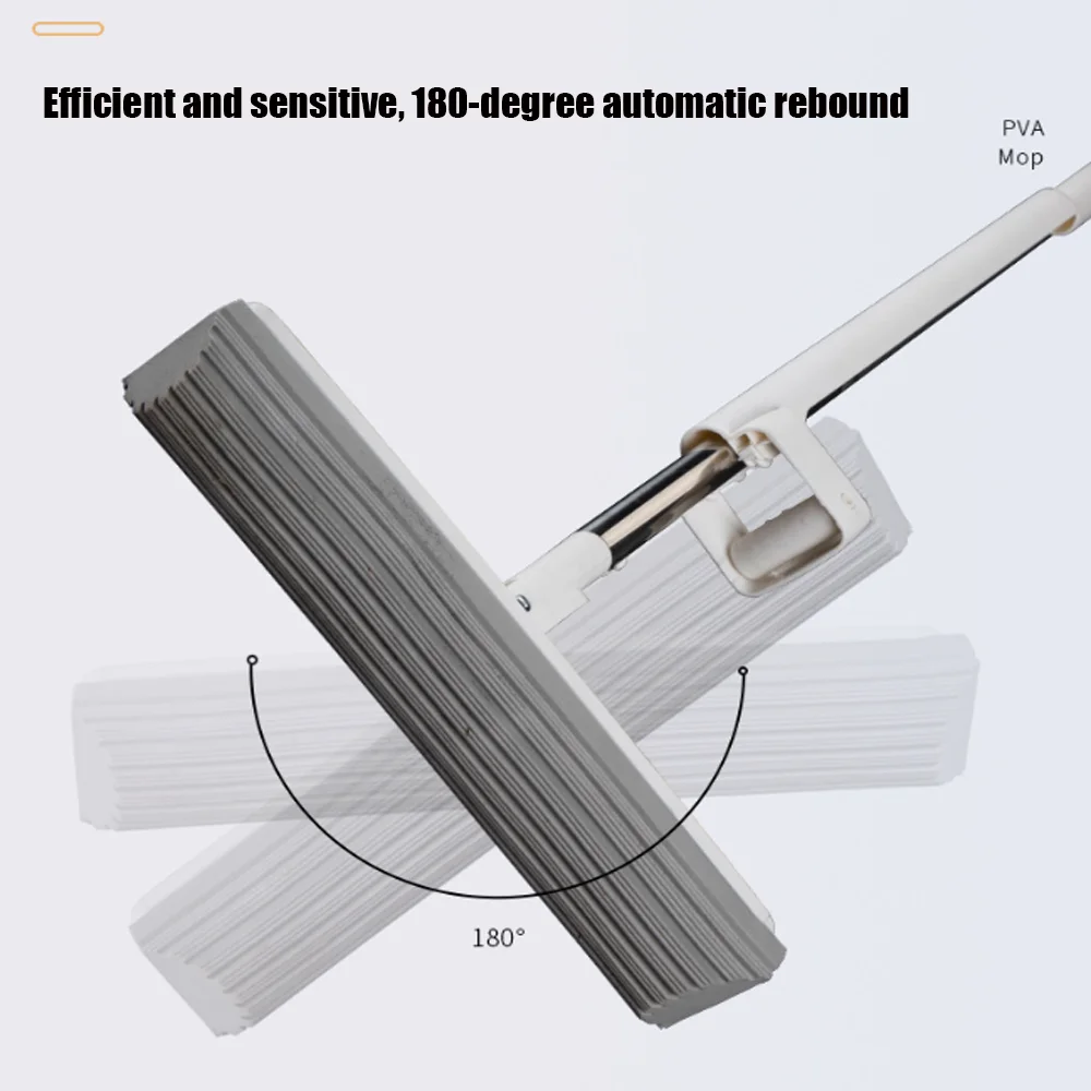 Factory supply high quality cheap hand free self washed mops cleaning floor sponge mop for floor cleaning pva sponge mop