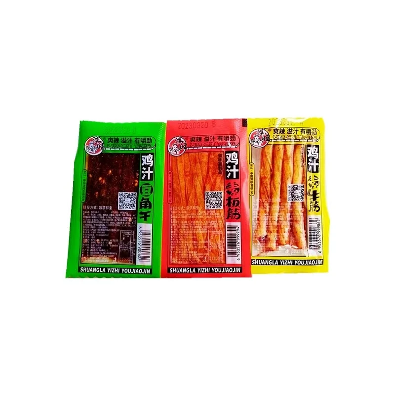 Wholesale Chinese Instant Gluten  Spicy Bar Snacks spicy strips gluten Chinese snacks exotic latiao snack