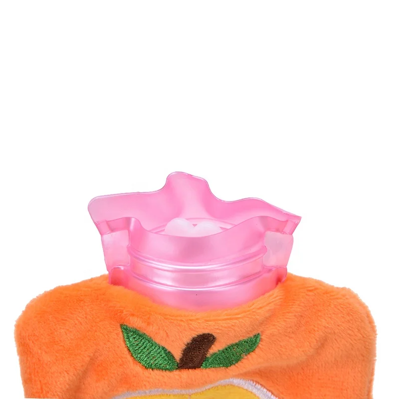 high quality rubber pvc material cheap hand foot warmer cover mini cute cartoon hot water bag