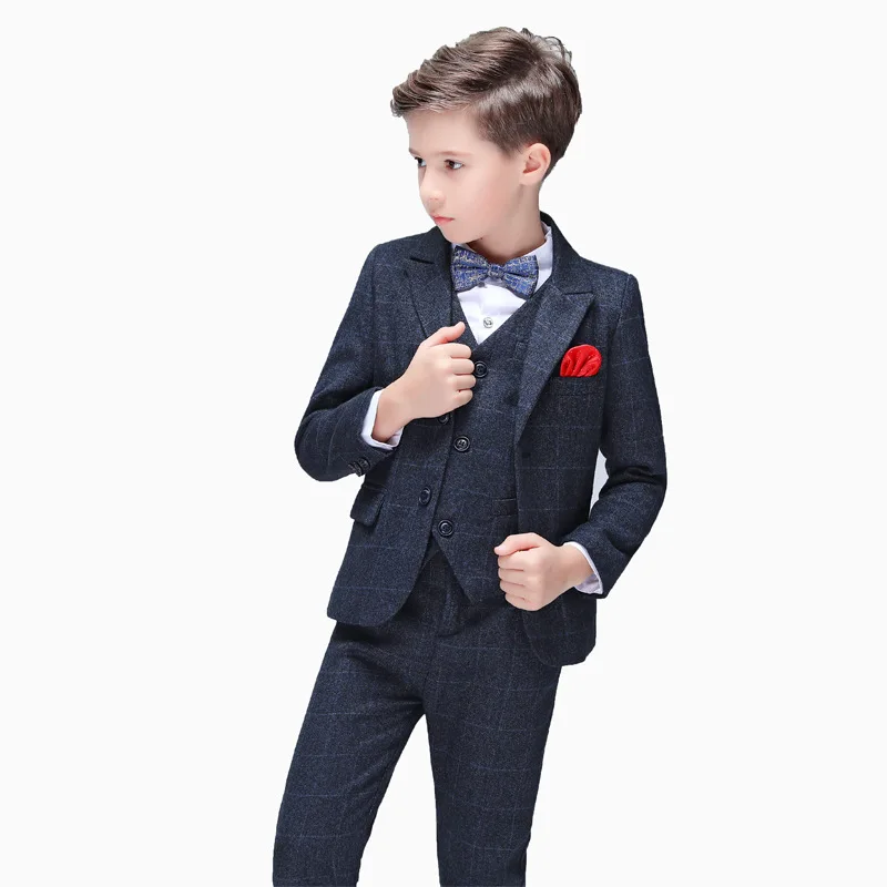 
Wholesale Boys Suits For Party Wear Gentle Man Style Boy Suit Sets 
