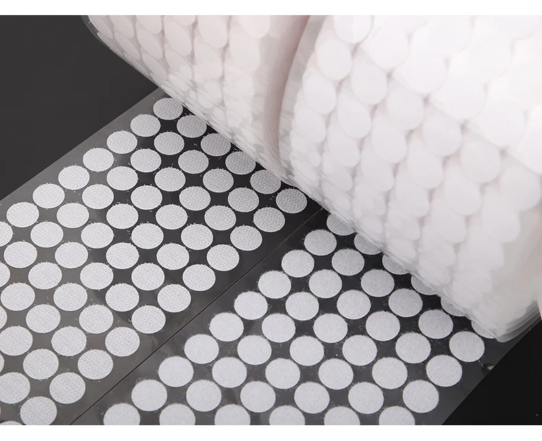 Wholesales hook and loop fastener dots coins multifunctional multipurpose Velcro self-adhesive
