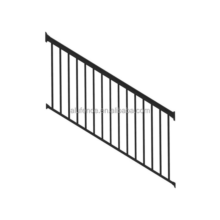 Aluminum Metal Terrace Railing Designs Stair  Handrailing  Manufacturer