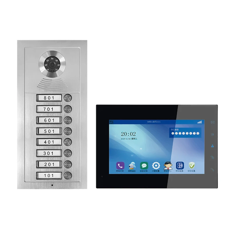 7 Inch Intercom Doorbell smart doorbell Swipe Card Set  Video Door Phone With Great Price