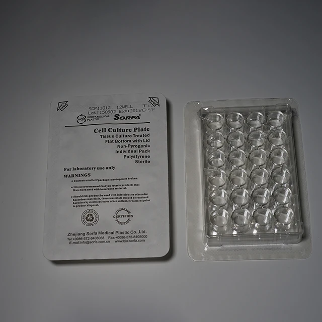 Лабораторные стерильные клетки культуры Плиты Одноразовые плиты лаборатории