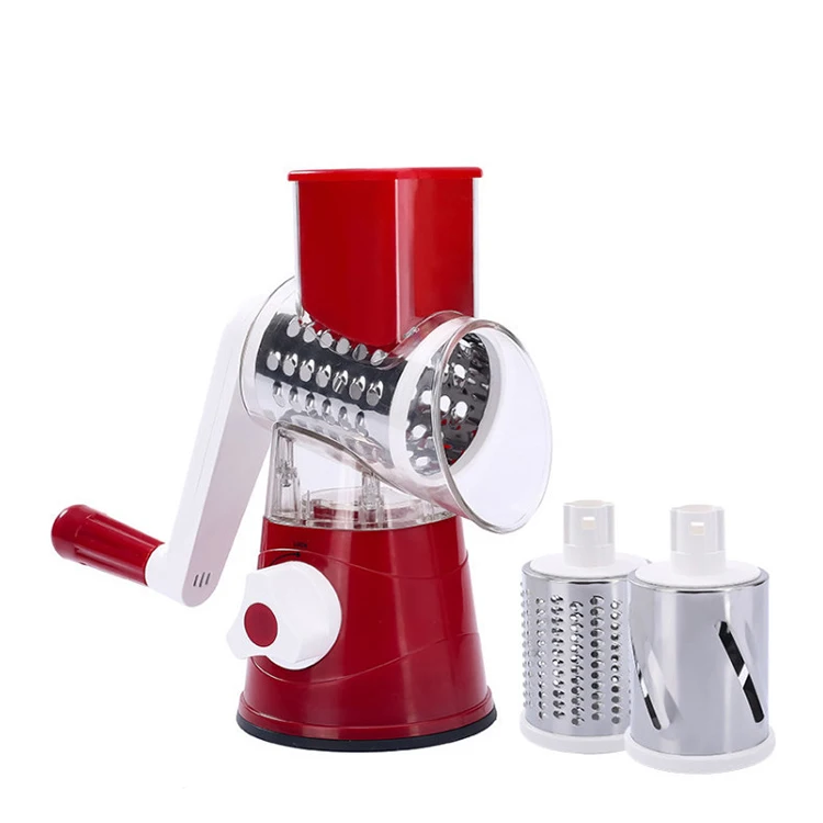 Wholesale Fruit Slicer Manual Cutter Carrot Grater Potato Slicer Drum Grater Vegetable Chopper For Kitchen
