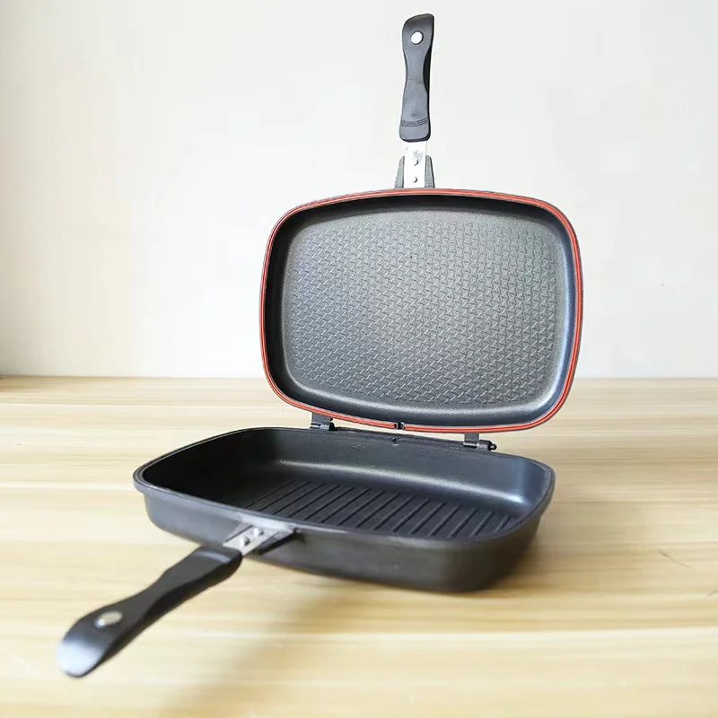 Cooking Casseroles Double Sided Granite Non Stick Cookware Set Glam Frying Pans & Skillets